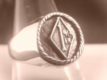 1%ER STERLING SILVER GANG GROUP BIKER OUTLAW RING ALL SIZE