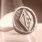 1%ER STERLING SILVER GANG GROUP BIKER OUTLAW RING ALL SIZE