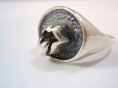 SOLID Sterling Silver 925 Rolling Stones Keith Richards Ring