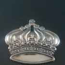 Sterling Silver Chabad Messiah Crown King Lubavitch Rabbi Israel pendant