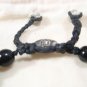 Ezi zino Jewelry Designer sterling silver 925 Onyx Beads 6mm Bracelet