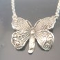 Sterling Silver Butterfly Necklace NEW Solid 925 Charm Pendant and Chain
