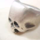 Genuine Ezi Zino The Elephant Man skull ring solid sterling silver 925