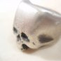 Genuine Ezi Zino The Elephant Man skull ring solid sterling silver 925