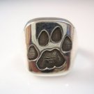 Ezi Zino Jewelry Designer lion Claw/Paw signet ring Solid Sterling Silver 925