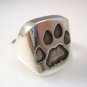 Ezi Zino Jewelry Designer lion Claw/Paw signet ring Solid Sterling Silver 925