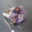Israel Delini Designers Hand Made Art Modern Shaped Amethyst Stone Solid Silver