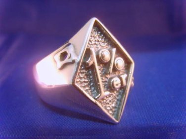 1%er STERLING SILVER HARLEY BIKER OUTLAW RING  SIZE 12