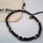 Ezi zino sterling silver skulls & Black Onyx beads Bracelet Shamballa Handmade