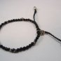 Ezi zino sterling silver skulls & Black Onyx beads Bracelet Shamballa Handmade