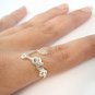love ring ,Lover Ring, bar refaeli ring, Solid Sterling Silver 925