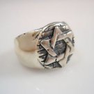 Star of David magen david handmade Signet ring Sterling Silver 925 Ring