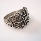 Original Ezi zino man Signet ring Handmade solid Sterling Silver 925