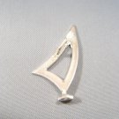 Windsurfing Laser Dinghy Solid 925 Sterling Silver Pendant Necklace