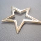 Sterling Silver 925 North Star Charm Sparkling Pendant