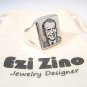 President Richard Milhous Nixon Portrait Ring Sterling Silver 925 by EZI ZINO