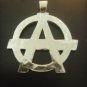 ANARCHY PENDANT PUNK ROCK GOTHIC STERLING SILVER 925