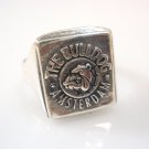 The Bulldog Cafe Amsterdam Holland Coffee Shop Ring Sterling Silver 925