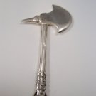 Large Viking Barbarian Medieval Axe  Sterling Silver 925 Pendant Necklace