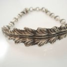 Ezi Zino Jewelry Designer rolo chain Leaf unisex Bracelet Solid Sterling Silver