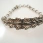 Ezi Zino Jewelry Designer rolo chain Leaf unisex Bracelet Solid Sterling Silver