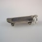 small Skateboard Sterling Silver 925 charm Pendant
