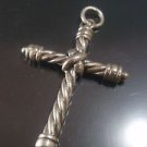 Sterling Silver 925 BIG Classic duet Cross Over