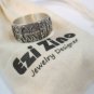 Ezi Zino Designer Jewelry Crop circle Supernatural Silver Sterling 925 Ring