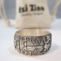 Ezi Zino Designer Jewelry Crop circle Supernatural Silver Sterling 925 Ring