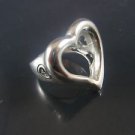 Sterling Silver 925 FROM Heart Love Shape Classic Stylish Special Fashion Ring