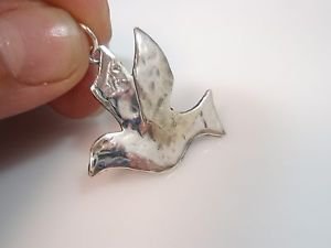 Sterling Silver 925 Animal/Bird/Peace Dove Pendant
