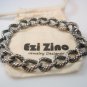 Ezi Zino Designer Jewelry Heavy Dragon  Bracelet Solid Sterling Silver 925