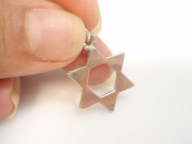 Star of David magen david Judaica Sterling Silver 925 Pendant