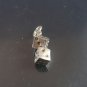 Pair of Dice Charm 3d Sterling Silver 925 Charms Lucky Pendant