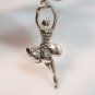 Long Ballerina pendant Solid Sterling Silver 925
