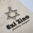 ezi zino Large 3d Star of David Skull Judaica Outlaws israel Style Pendant