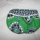Vera Bradley Change Purse cup cake green