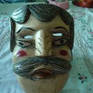 OLD MAN FACE DANCE MASK HANDCARVED GUATEMALA MAYAN ART
