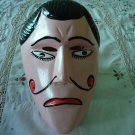 SAD FACE DANCE MASK HANDCARVED GUATEMALA MAYAN ART