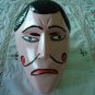 SAD FACE DANCE MASK HANDCARVED GUATEMALA MAYAN ART
