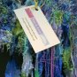Hand Knit Blue Green Sassy Wrap/Scarf - Odyssey