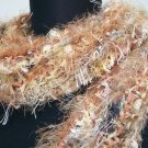 Hand Knit Nutmeg Sassy Wrap/Scarf
