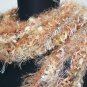Hand Knit Nutmeg Sassy Wrap/Scarf