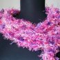 Hand Knit Pink and Purple Sassy Wrap/Scarf - Cotton Candy