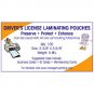 Driver's License or ID Laminating Pouches 5 MIL (100 Pack)