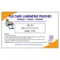 Index and File Card Laminating Pouches 5 MIL (100 Pack)