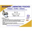 Bookmark Small Laminating Pouches 5 MIL (50 Pack)