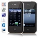 i9 4GS 5Gi TV Quad Band Dual Cards with Analog TV Java Touch Screen Cell Phone (Black)