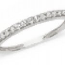 1/4 Carat Diamond 14K White Gold Anniversary Band