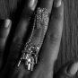 Slave Chain Harness Multi Cross Charm Ring